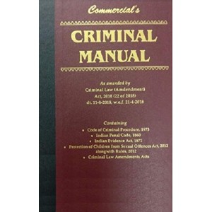 Commercial's Criminal Manual Pocket [HB]